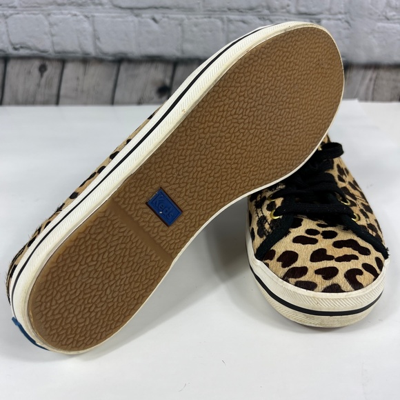 KEDS BY KATE SPADE NEW YORK KICKSTART LEOPARD SKIN SNEAKER SIZE 7 - Picture 10 of 11